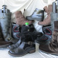 топли кафяви дамски боти, кубинки, ботуши,N- 38, Weather Rated Winter Snow Boots, естествена кожа +, снимка 3 - Дамски боти - 33415755