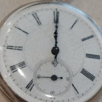 Стар сребърен джобен часовник с компас-за китайския маркет, снимка 1 - Мъжки - 43791537
