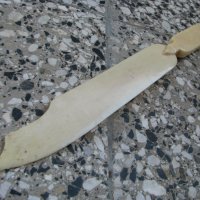 Нож-Слонова кост, снимка 2 - Антикварни и старинни предмети - 28363195