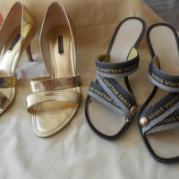 Дамски обувки сандали Louis Vuitton  W/ Logo, снимка 17 - Дамски елегантни обувки - 26841691