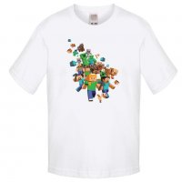 Детска тениска майнкрафт Minecraft 3, снимка 3 - Детски тениски и потници - 32938547