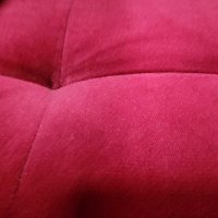 Нови Червени дивани от плат тройка,двойка и табуретка "Idol", снимка 10 - Дивани и мека мебел - 39711887