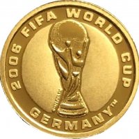 4 долара златна монета 2006 FIFA World Cup Германия, снимка 1 - Нумизматика и бонистика - 32841016