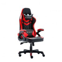 Геймърски стол Inaza Gritstone Черно - Червен Ергономичен Gaming chair, снимка 2 - Столове - 35578265