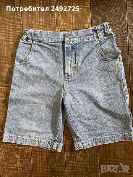 ✅къси дънки висока талия, снимка 1