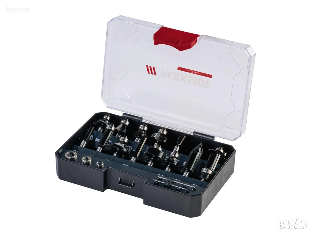 PARKSIDE PERFORMANCE-комплект фрези,вкл.2 шестостенни ключа-15 части, снимка 1