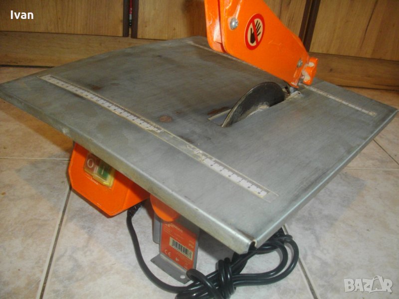 ф180мм-Електрическа Машина За Рязане На Плочи/Плочки-С Линеал Паралел Ширина-Отлична-Голяма, снимка 1