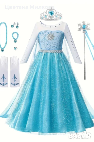 Рокля "Елза от леденото кралство", снимка 1