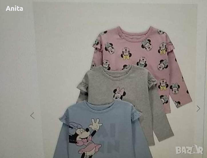 нови блузки с Мини Маус 5/6 г, снимка 1