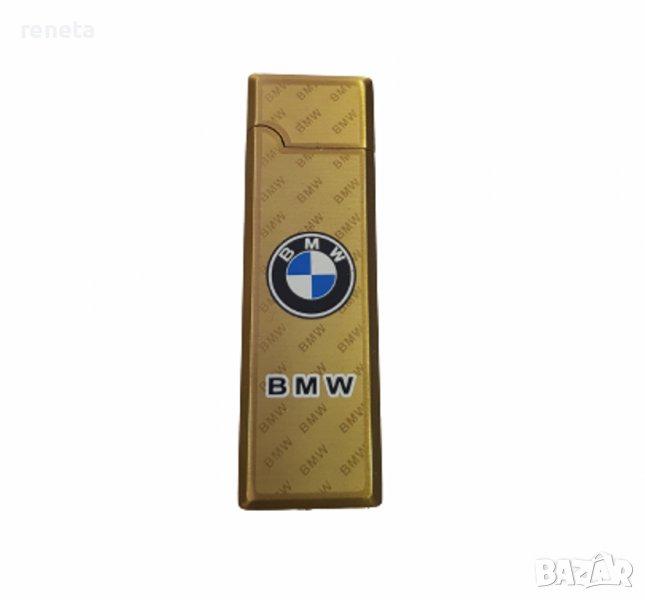 Запалка USB, BMW, Метална,Златиста, снимка 1