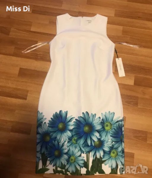 CALVIN KLEIN Бяла официална рокля,US10,УНИКАТ,внос от USA, снимка 1