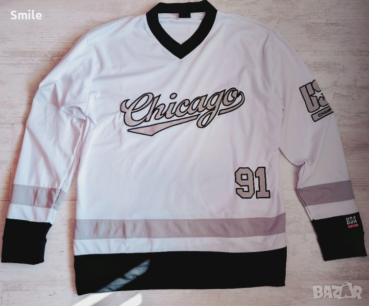 Джърси / блуза с дълъг ръкав Chicago, снимка 1