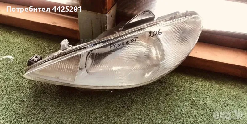 Фар ляв Peugeot 206 модел 1998-2003г. 89001963. #760S., снимка 1