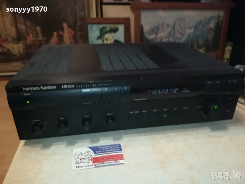 HARMAN/KARDON HK3400 RECEIVER-MADE IN JAPAN-SWISS 1801241125, снимка 1