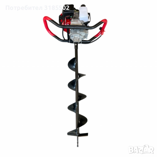 Бензинов свредел с мощен 68cc двигател, снимка 1