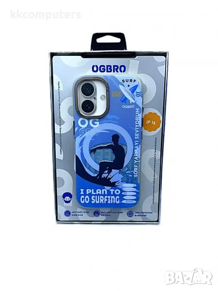 Калъф силикон OGBRO Xtreme Sports Surf MagSafe за iPhone 16 6.1 Баркод : 3131556, снимка 1