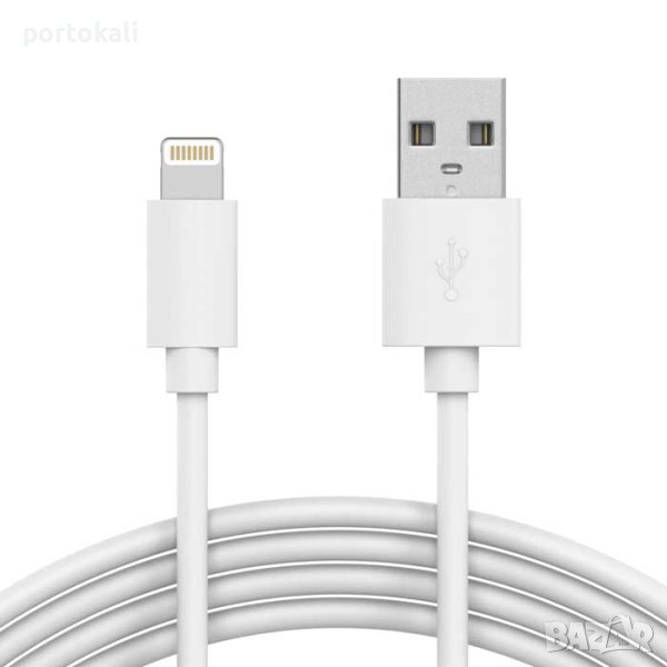 Кабел Lightning Apple iPhone USB(A) – Lightning, 1.0m, НОВ, снимка 1
