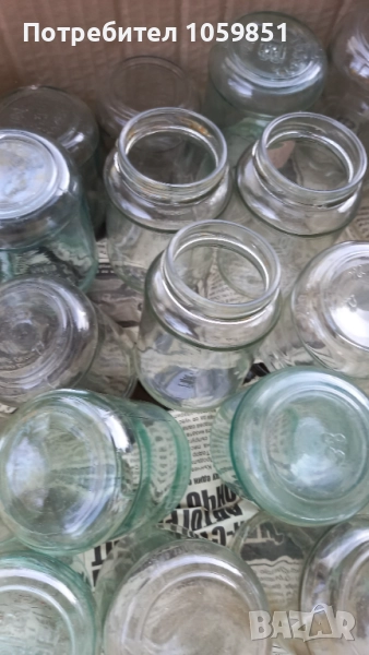  ПРОДАВАМ буркани 580 мл (с винт)0.50 ст и НЯКОИ с капачки-5 ст. и омния без винт, снимка 1