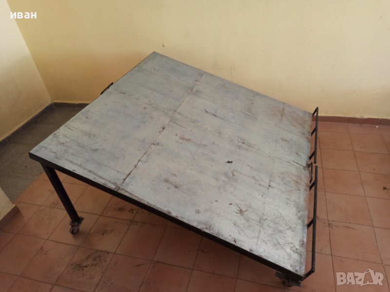 Щанд стелаж маса за плодове и зеленчуци, снимка 1