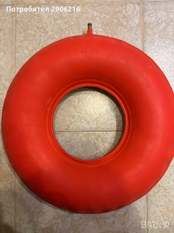 Ринг- Антидекубитален кръг 45 см, надуваем ортопедичен пръстен (възглавница), снимка 1