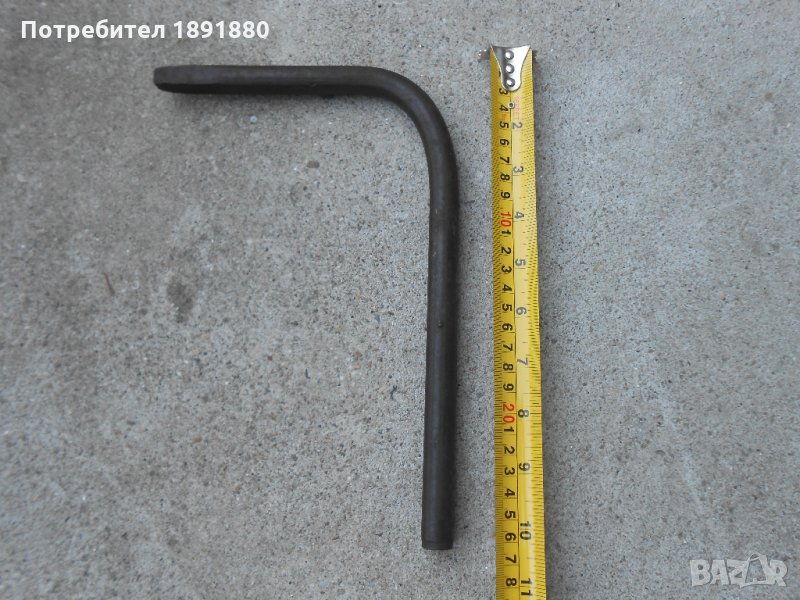 Ключ геобразен квадрат 10 мм. , снимка 1