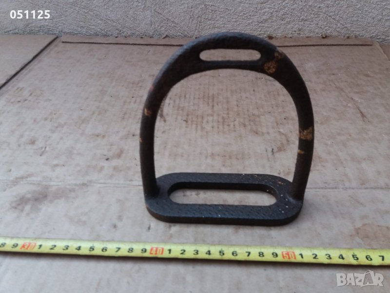 масивно османско стреме за конска муниция , снимка 1