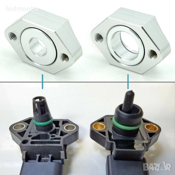 Фланец MAP сензор за VW Audi 1.8T фланец комплект за Golf GTI Beetle Jetta A4 тръбен комплект, снимка 1