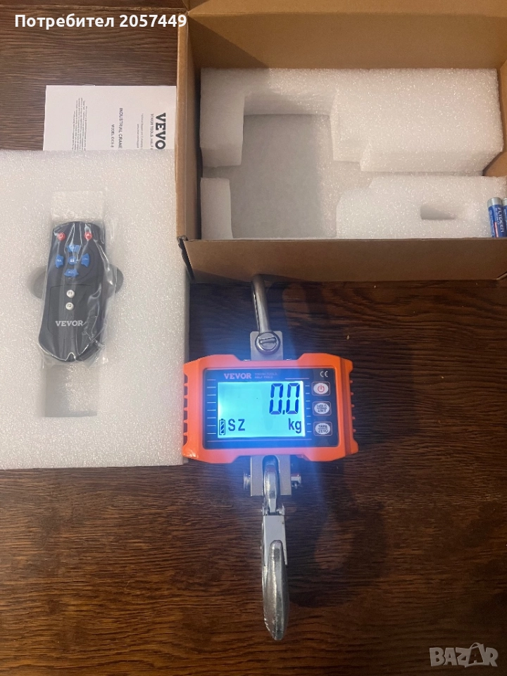 Кранова везна/кантар с кука и дистанционно, снимка 1