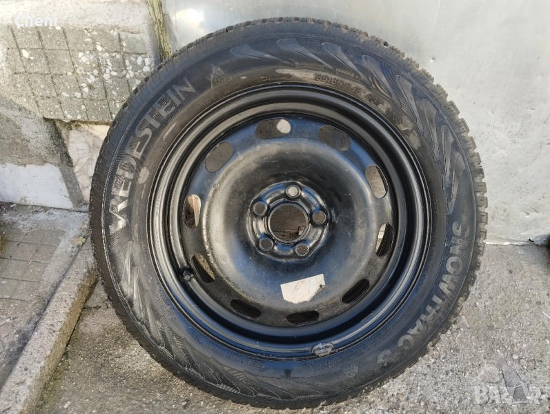 Джанта 15 цола ,5х100 с гума 185/65, снимка 1