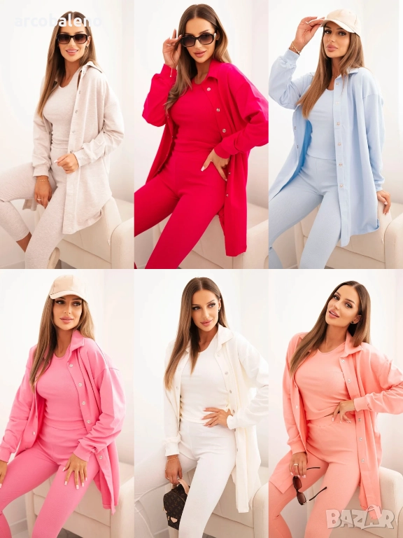 Дамски комплект от 3 части, 6цвята , снимка 1