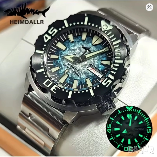 Часовник HEIMDALLR Monster V2 - хомидж на Seiko Monster 3, снимка 1