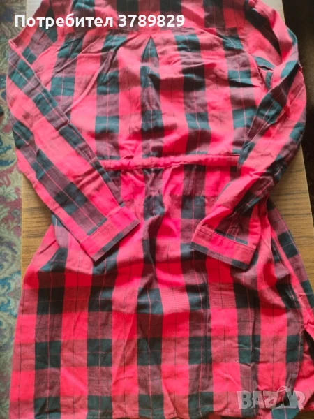 Нова карирана рокля Есмара ХЛ размер , снимка 1
