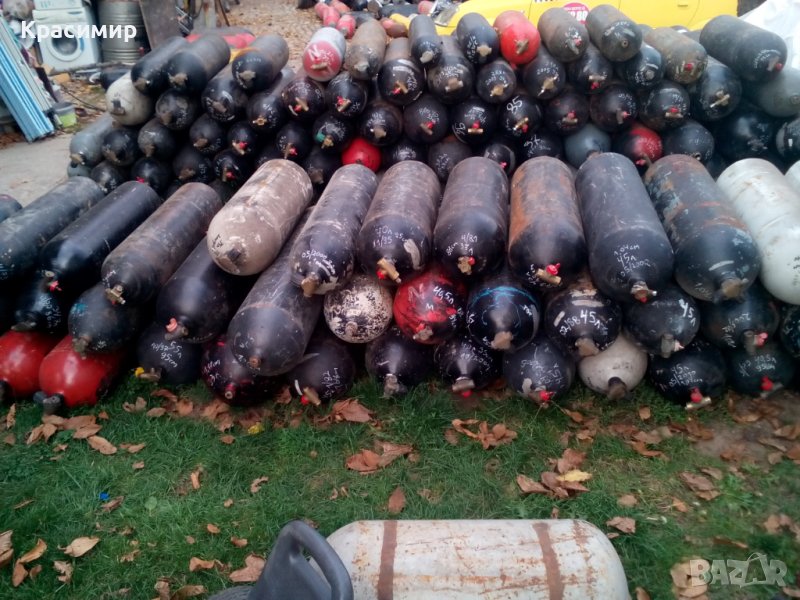 1,70 лева литър бутилки метан от 16 до 59 литра, снимка 1
