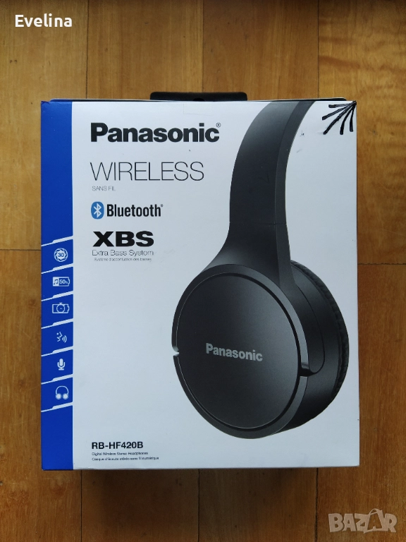 Безжични слушалки Panasonic RB-HF420B, снимка 1