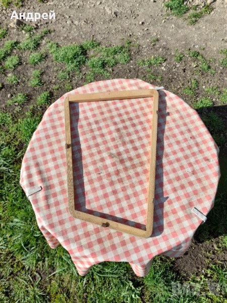 Стара рамка за огледало, снимка 1