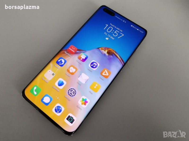 Huawei P40 Pro черен и сребрист, снимка 1