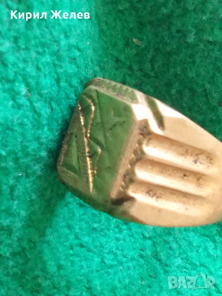 Пръстен стар бронзов 21906, снимка 1