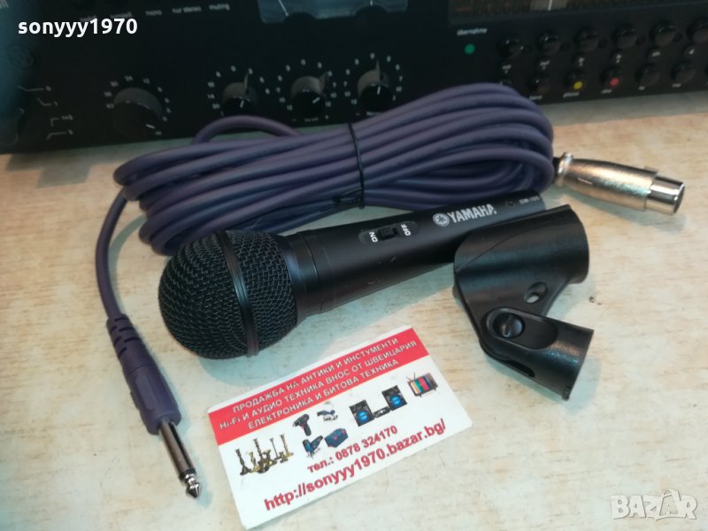 yamaha profi mic с кабел и държач 2303211709, снимка 1