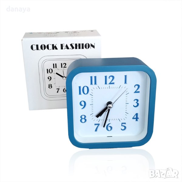 4370 Цветен будилник настолен часовник с големи цифри, снимка 1