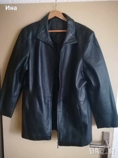 Ново стилно яке естествена кожа, снимка 1