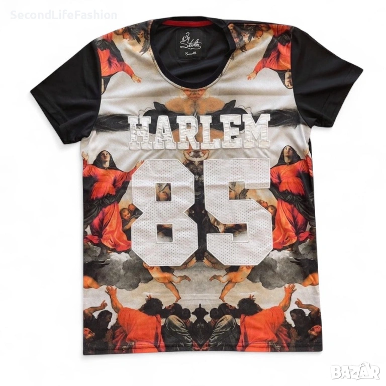 Мъжка тениска Studio Harlem 85 размер S черна, снимка 1