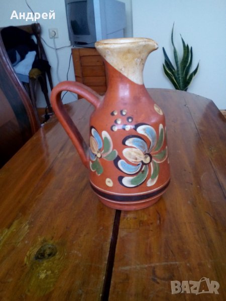 Старинна керамична кана #3, снимка 1