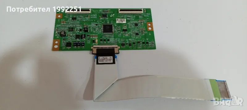 TCON Board F60MB4C2LV0. 6. Свален от Телевизор Samsung LE32C579J1S. С неработещ Main Board. , снимка 1