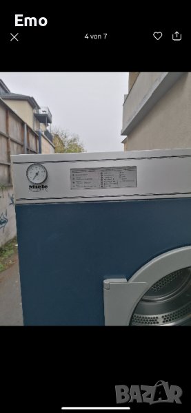 Профисионална сушилна миеле 22кг, снимка 1