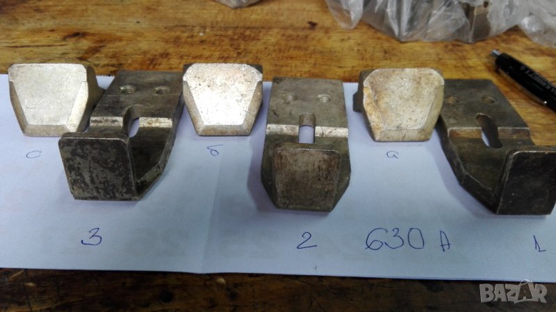 Силови контакти за немски контактор   630А, снимка 1