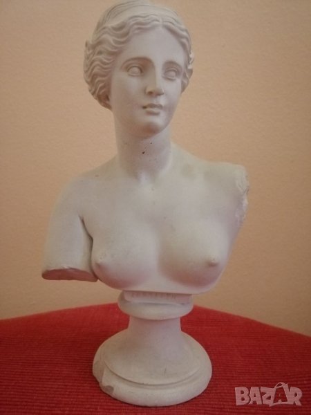 Стар гипсов бюст на Венера Милоска(Афродита). , снимка 1