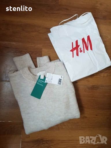 Нов дамски пуловер с фина плетка от H&M., снимка 1