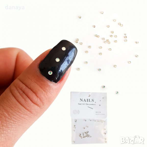2163 Декорация за нокти камъчета, снимка 1