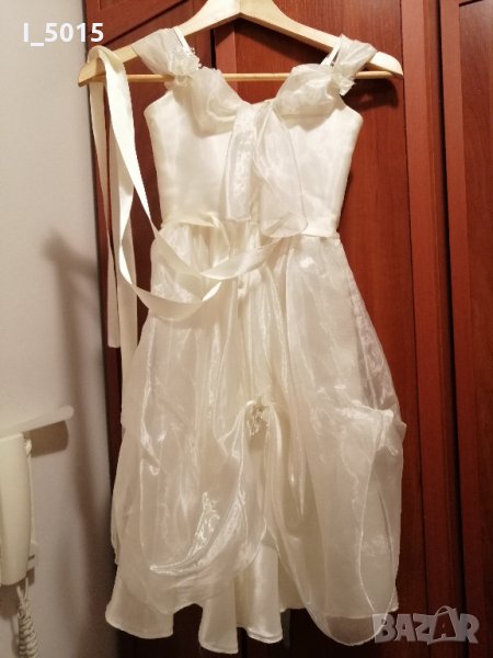 Шаферска рокля (има и ОБРЪЧ) за момиченце от 3 до 5 години и половина , снимка 1