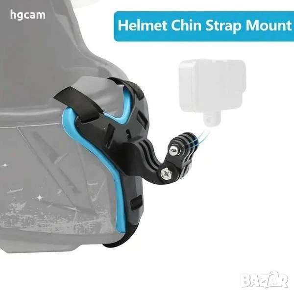Стойка за каска - GARV Chin Mount Extend - за GoPro Екшън Камери, снимка 1